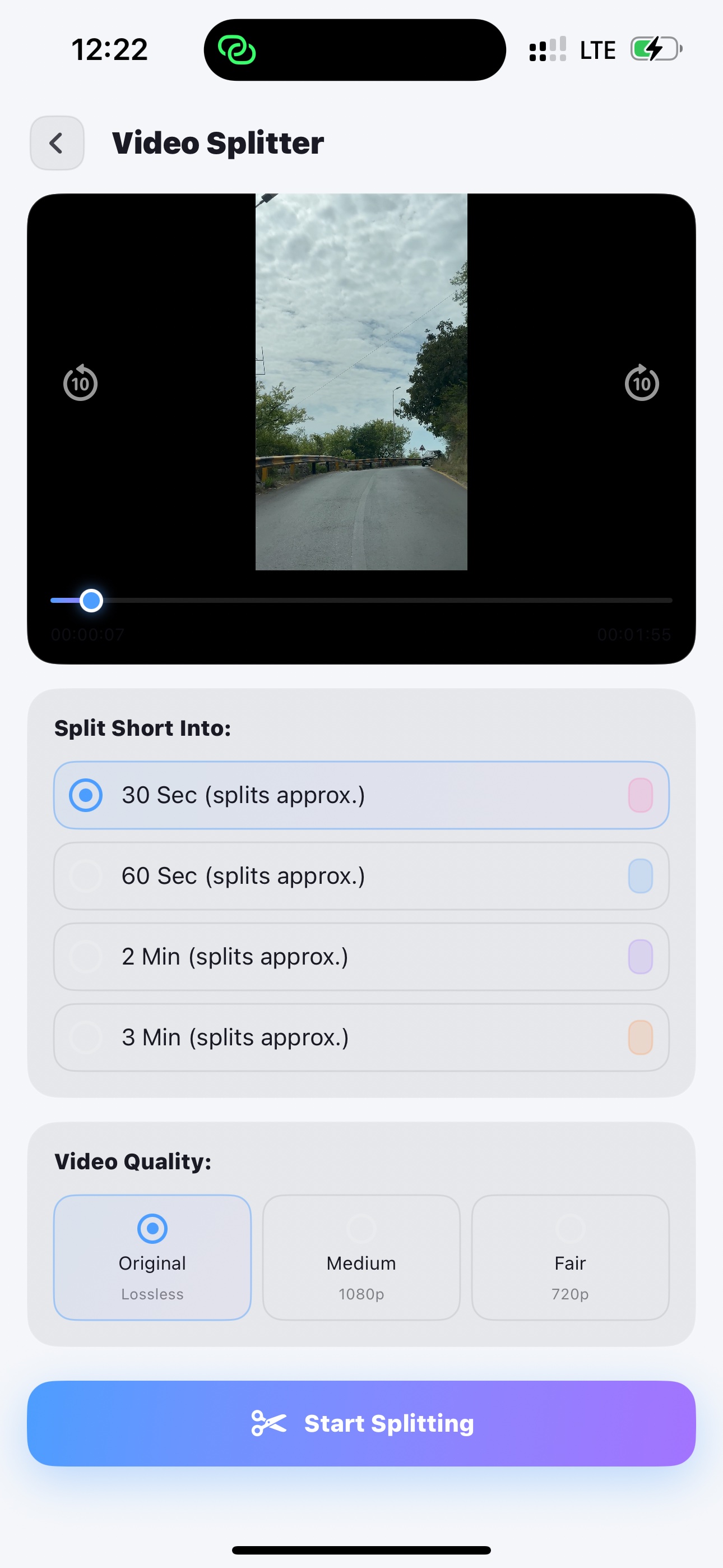 Video splitter