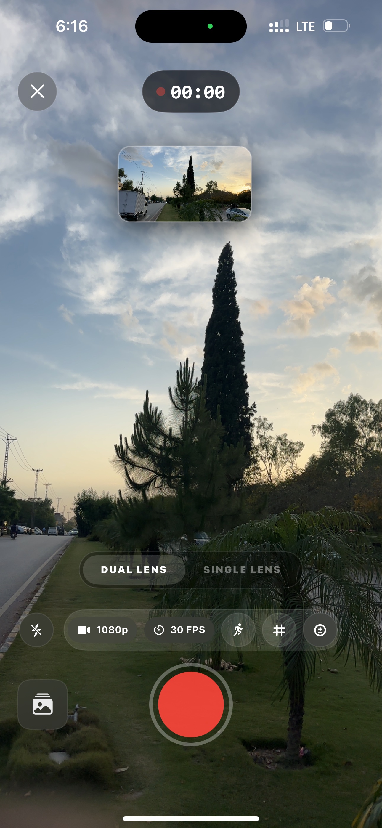 Dual lens recording