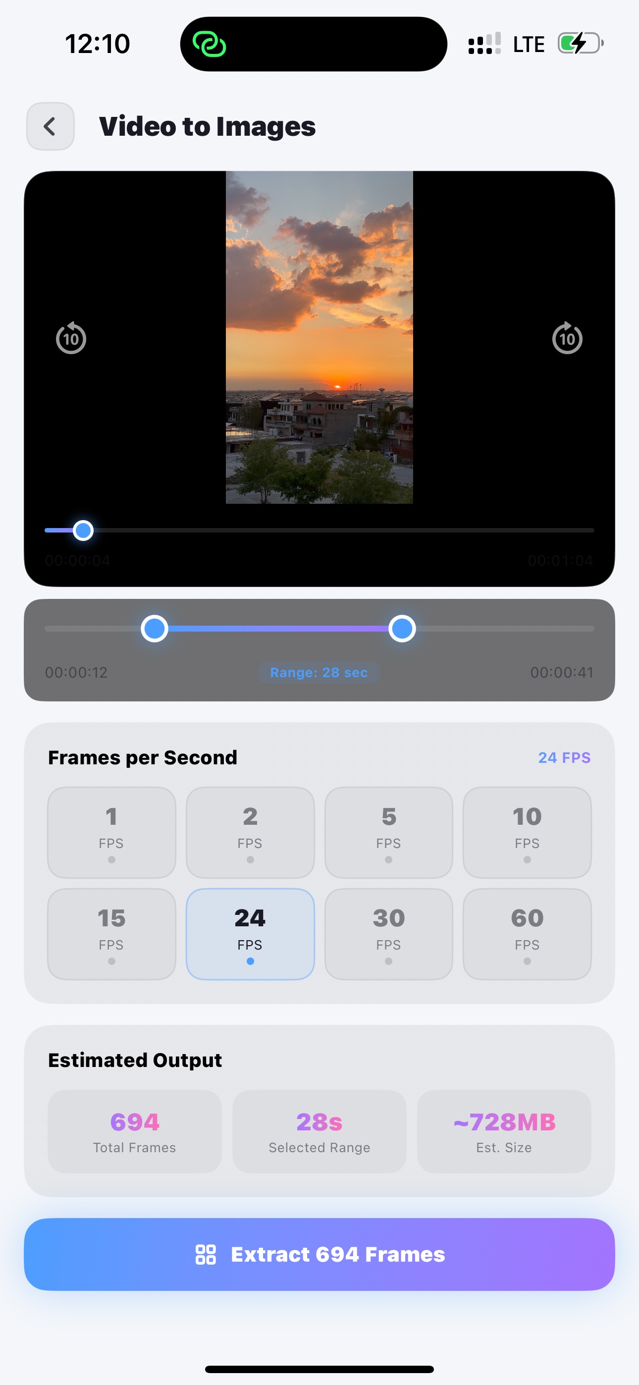 Video to Images