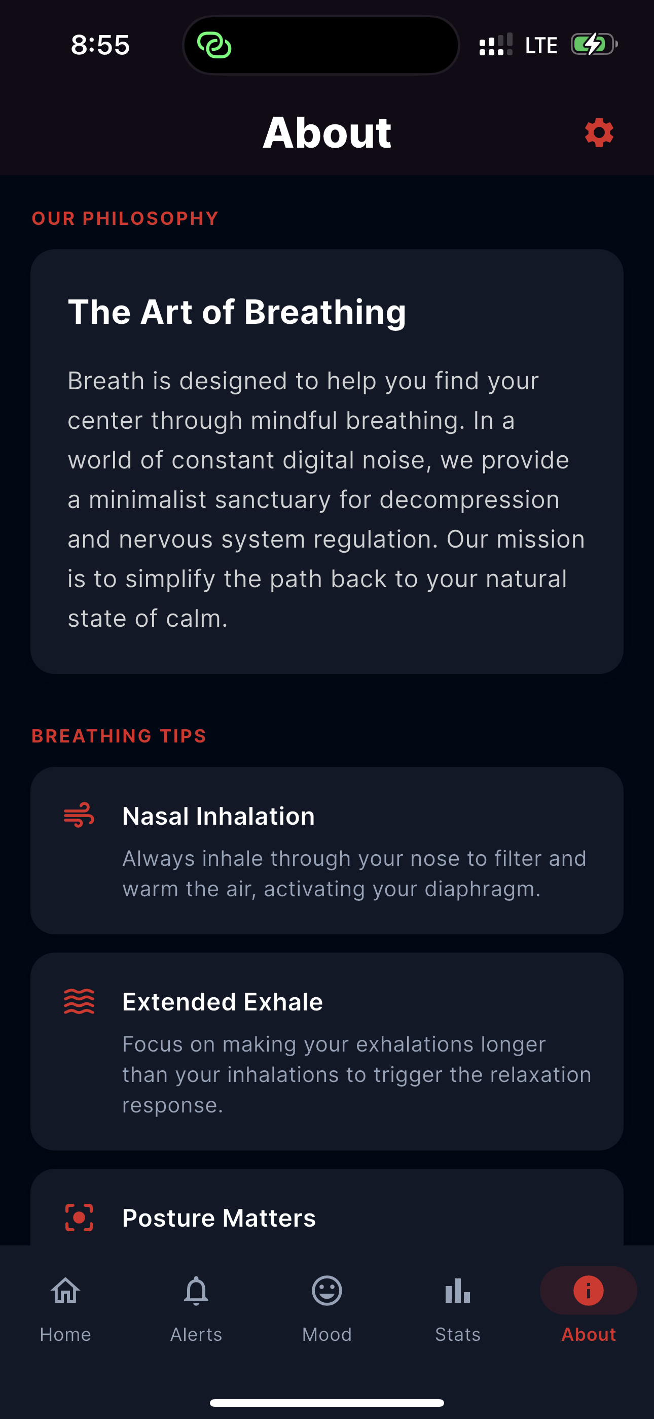 About and breathing tips